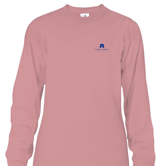 SIMPLY SOUTHERN BETTER DAYS MOUNTAINS LONG SLEEVE T-SHIRT Small - Picture 2 of 7